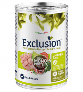 Exclusion - Mediterraneo Monoprotein - Adult - 400g x 6 lattine