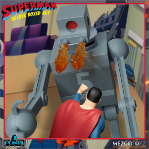 Superman 5 Points: SUPERMAN – THE MECHANICAL MONSTER DELUXE BOX SET (1941) by Mezco Toys
