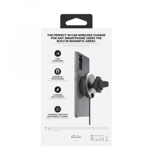 Snap+ Caricatore da auto wireless per iPhone con MagSafe® - Nero
