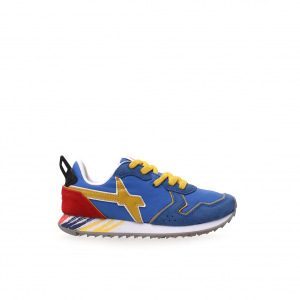 Sneaker azzurra/giallo W6YZ