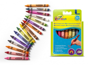 Crayola 16 Pastelli Triangolari