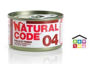 Natural code 04 POLLO E TONNO 0,85g