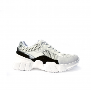 Chunky sneaker bianco/nera In My Shoes