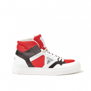 Sneakers alte bianco/blu o bianco/rosse Guess (*)
