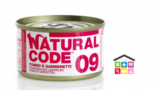 Natural code 09 TONNO E GAMBERETTI 0,85g