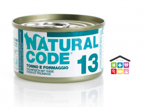 Natural code 13 TONNO E FORMAGGIO 0,85g