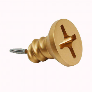 Wall hanger wall hook Crooked Screw gold