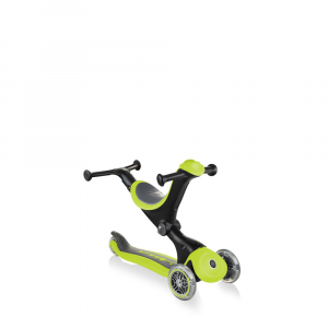 Monopattino Passeggino Triciclo a 3 Ruote Globber Go-UP Deluxe Lime Green