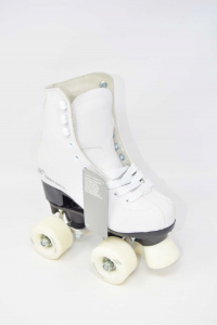 Crazy Creek Roller Skates From Artistica With Ankle Boot White New N°.34