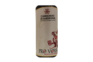 Vino Rosso sardo Pro Vois Nepente di Oliena Cannonau di Sardegna DOC 2015
