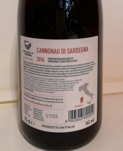 Cannonau di Sardegna 2019 - Antonella Corda