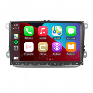 ANDROID autoradio navigatore per Golf 5 Golf 6 Passat Tiguan Jetta Polo Touran Caddy Scirocco GPS WI-FI Bluetooth MirrorLink Car-Play 4G LTE