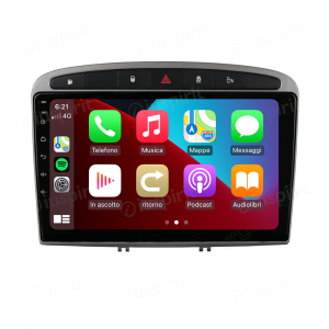 ANDROID autoradio navigatore per Peugeot 308 Peugeot 408 CarPlay Android Auto GPS USB WI-FI Bluetooth 4G LTE