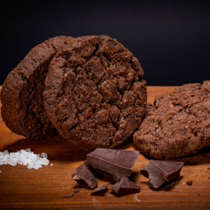 Chocolate and Maldon salt Biscuits - 300g 