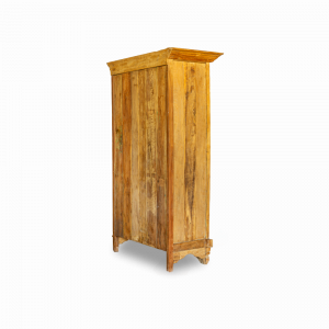 Credenza / Armadio con ante intagliate e chiusura artigianale in legno di teak #1023ID1850