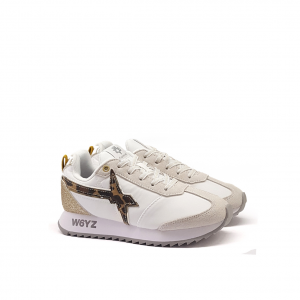 Sneaker bianco/animalier W6YZ