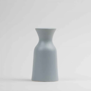 Vaso caraffa 0,5L in ceramica opaca grigia made in Faenza 
