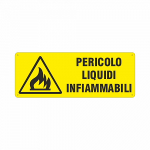 Cartello Pericolo liquidi infiammabili