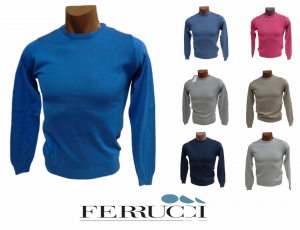 Intimo e Arredo Casa, FERRUCCI - EREMO. Maglioncino , Maglia Uomo Slim  Fit, Girocollo. 100% Cotone. 322161206447 Acquista ora