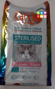 Cat club sterilised TACCHINO1,5kg 