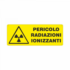 Cartello Pericolo radiazioni ionizzanti