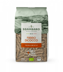 SGAMBARO Pasta Bio Farro Dicocco Trivelline N°47 GR.500