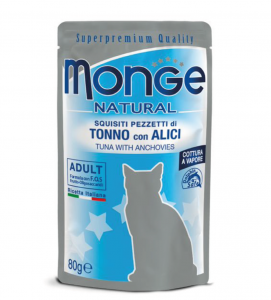 Monge Cat - Superpremium Quality - Natural - Adult - 80g x 6 buste