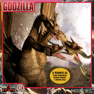 Godzilla: Destroy All Monsters 5 Points XL: DELUXE BOX SET ROUND 2 by Mezco Toys