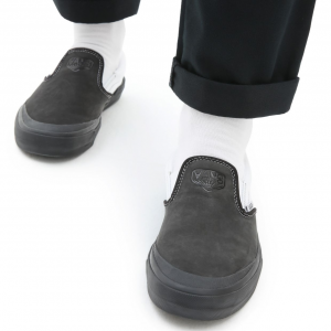 Vans Dak Bmx Slip-On Shoes | Colore Black & White