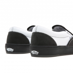 Vans Dak Bmx Slip-On Shoes | Colore Black & White