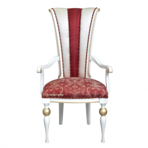 Eleganter Stuhl mit Armlehnen Stil Deco