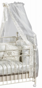  Veil with rod for bed Flora line by Picci