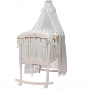  Rocking cradle Complete Luxury Flora line by Picci