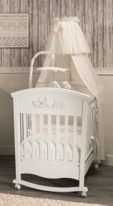  Mosquito net for cot complete with Nanny by Picci rod