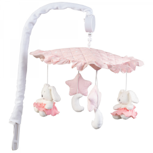  Musical mobile Lollipop line by Picci | Pink with flounces