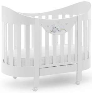  Oval cot with textile set Sogni d'oro line by Italbaby