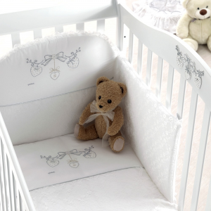  3-piece bumper for bed Romantic line by Italbaby