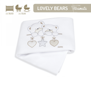  Fleece Blanket for Cradle Lovely Bears line by Italbaby