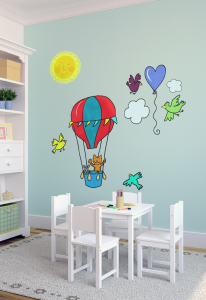  Wall sticker La Mongolfiera by Wall skin