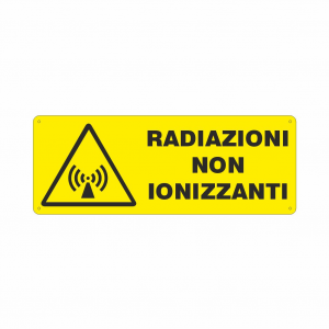 Cartello Pericolo radiazioni non ionizzanti