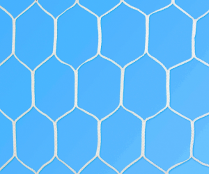 Rete per porte da calcio di dimensioni ridotte (maglia esagonale) 4m × 2m, Ø 3,0mm