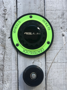 ROLL19 Centerlock wheel kit Fluo/Black