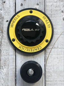 ROLL19 Centerlock wheel kit Yellow/Black