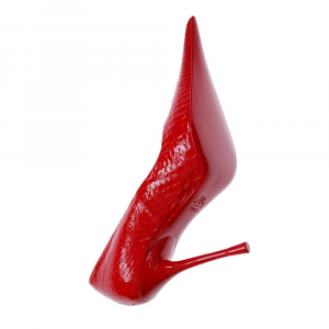 Coat hanger Marylin red in hand-decorated resin