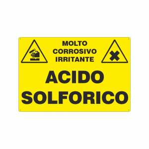 Cartello Acido solforico