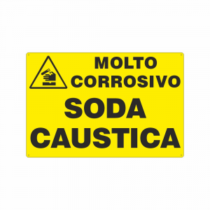 Cartello Soda Caustica