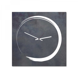 Orologio da parete S-Enso Clock in ferro nero vintage 50x50