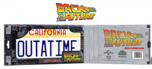 Back To The Future Replica 1/1 ´Outatime´ DELOREAN License Plate by Doctor Collector