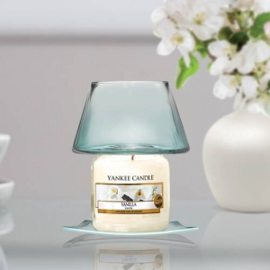 Paralume e Piatto in Vetro Savoy Small Shade And Tray Yankee Candle