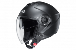 16877008 CASCO HJC JET/DEMIJET i40  SEMI FLAT BLACK TAGLIA M